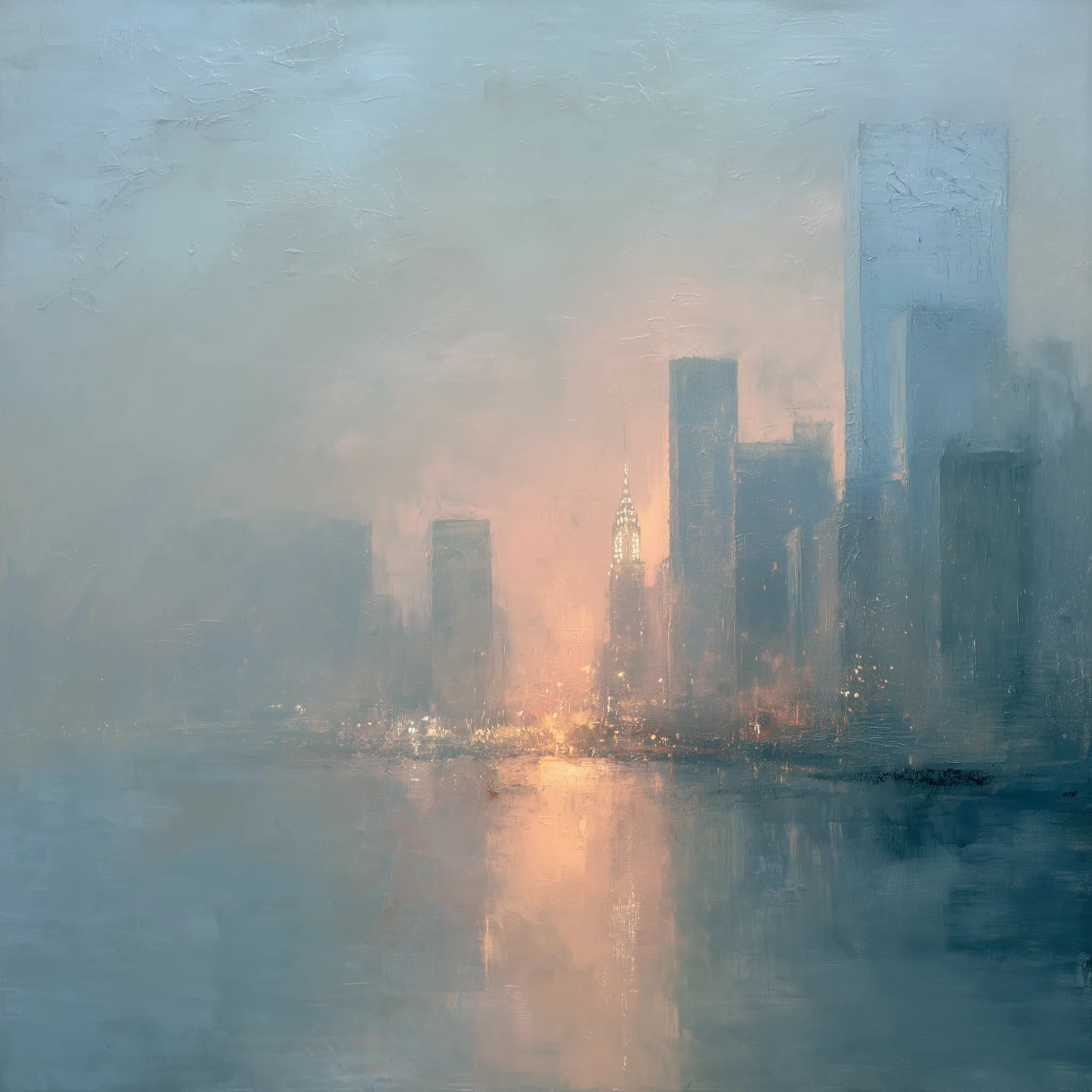 Harbor at dusk